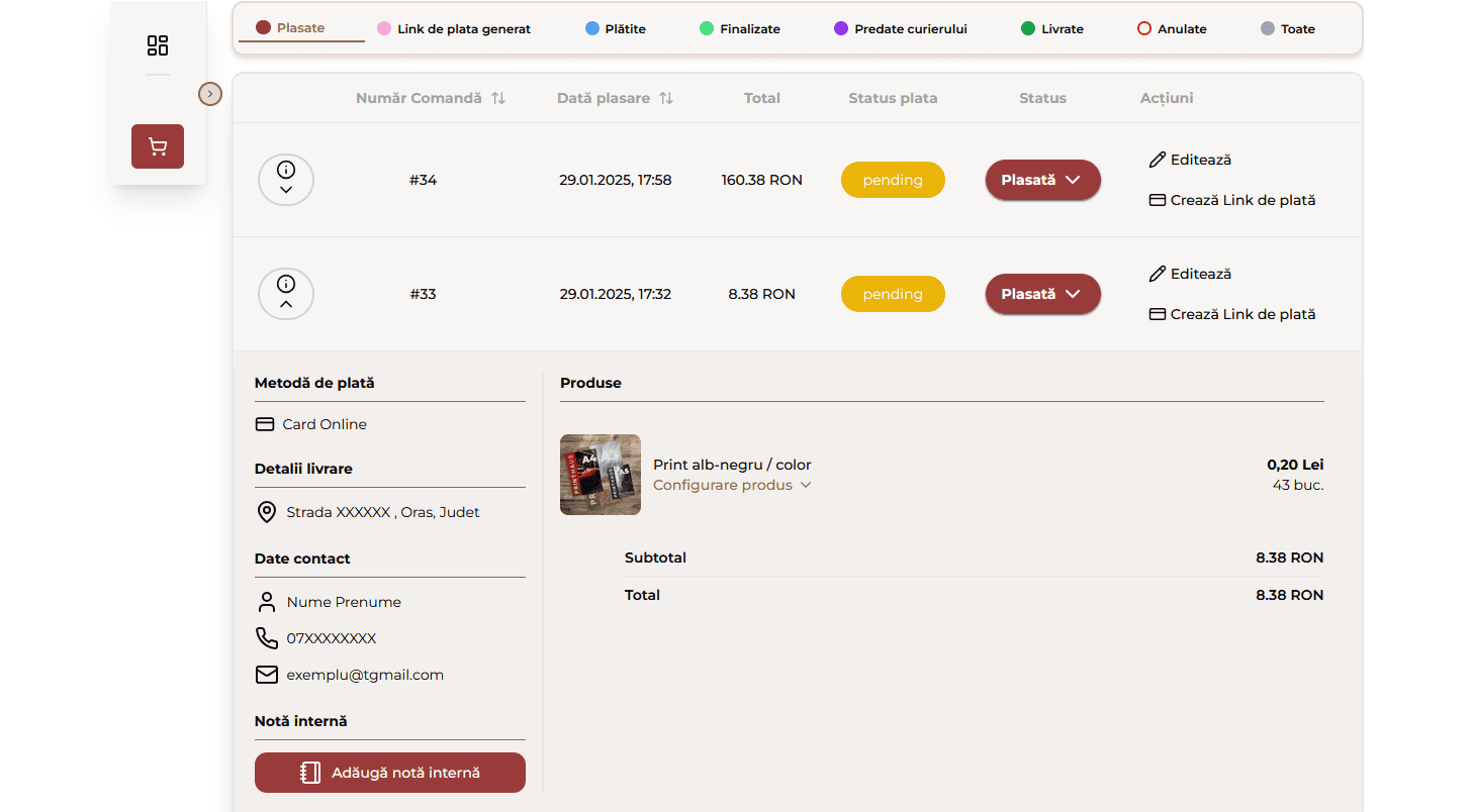 Printhaus - Admin Dashboard